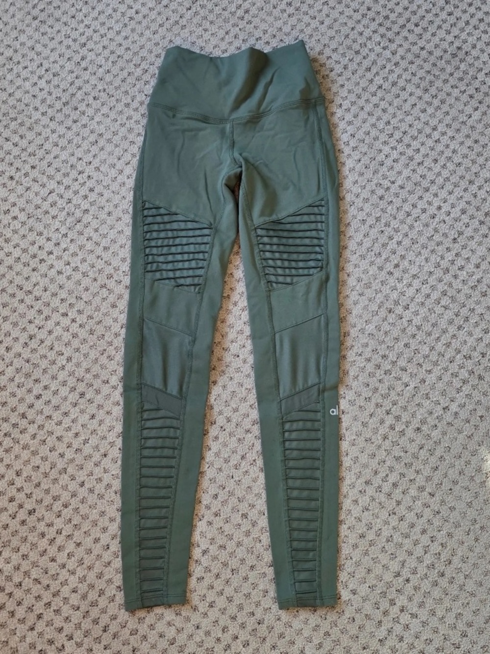 Alo Yoga High-Waist Moto Leggings - Hunter Green